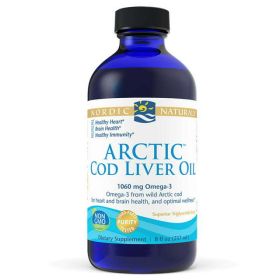 Nordic Naturals Arctic Cod Liver Oil‚Ñ¢, Liquid, Unflavored, 8 oz