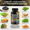 Shilajit Pure Himalayan 9000MG, Ashwagandha 2000MG, Rhodiola Rosea 1000MG, Panax Ginseng 1500MG, Turmeric 500MG, Ginkgo Biloba 500MG, Stinging Nettle