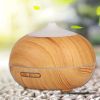 Mistyrious Essential Oil Humidifier Natural Oak Design With Easy Remote