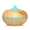 Mistyrious Essential Oil Humidifier Natural Oak Design With Easy Remote